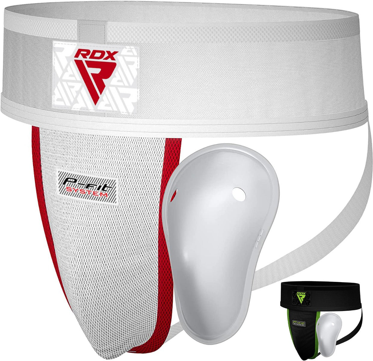 GROIN GUARD SUPPORTER WHITE PLUS-M