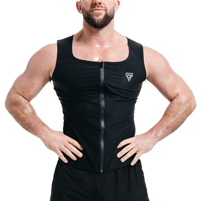 SWEAT VEST MENS M2 BLACK-3XL