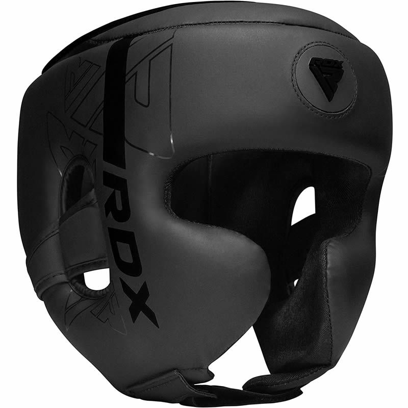 HEAD GUARD F6 MATTE BLACK-XL