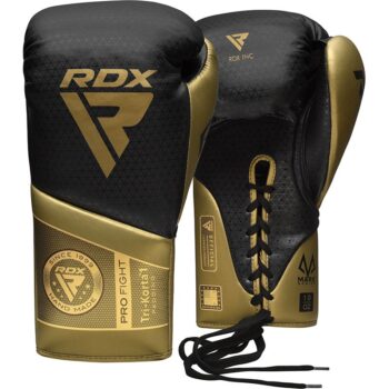 BOXING GLOVES MARK PRO FIGHT TRI KORTA 1 GOLDEN-8OZ