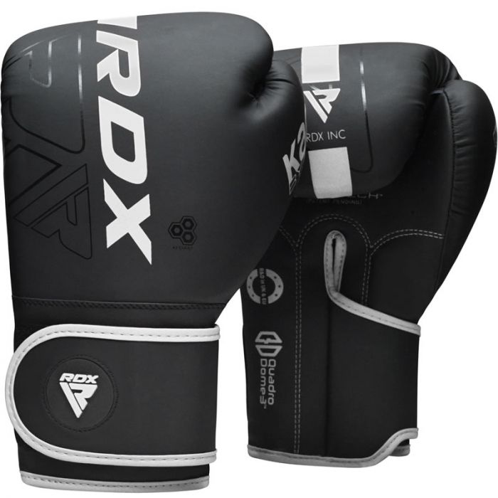 BOXING GLOVES F6 MATTE WHITE-14OZ