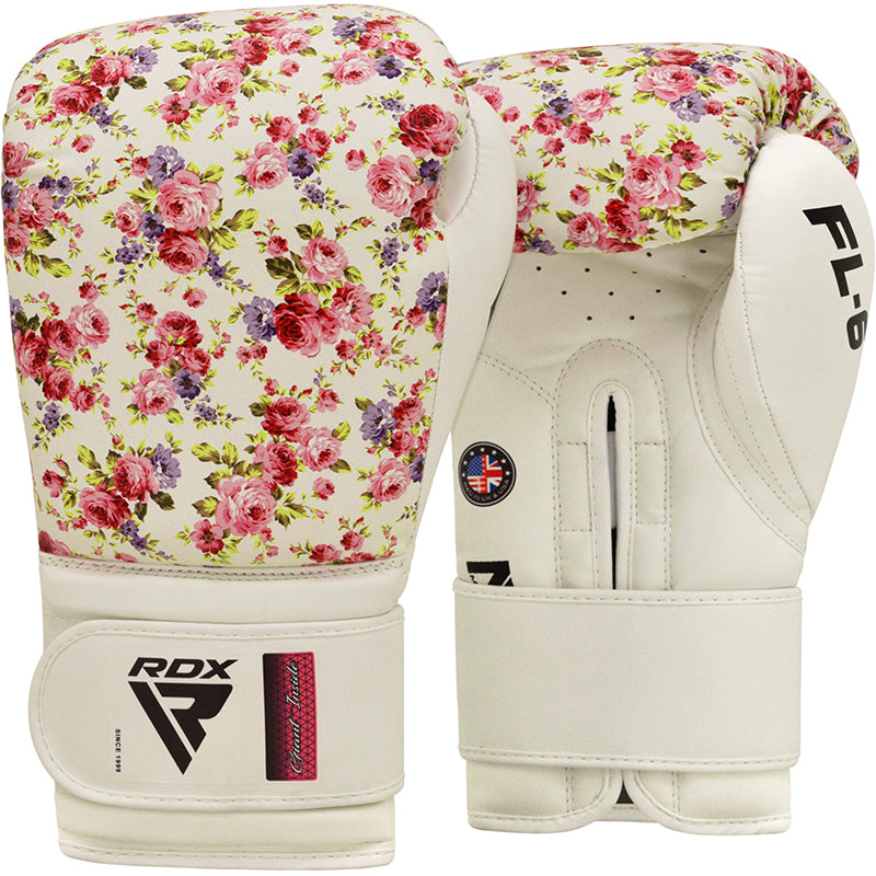 BOXING GLOVES FL-6 WHITE-10OZ