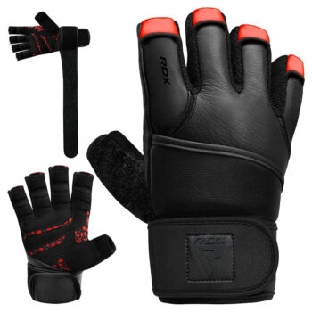 GYM GLOVE MICRO RED/BLACK PLUS-XL