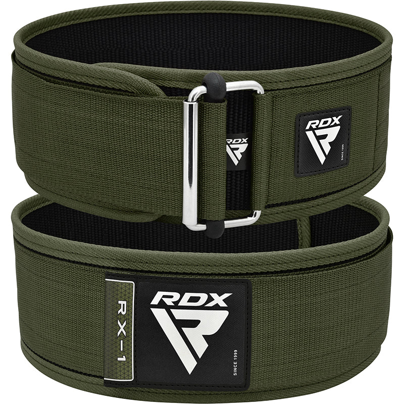 WEIGHT LIFTING STRAP BELT RX1 ARMY GREEN-M