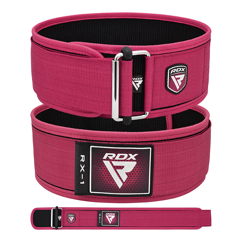 WEIGHT LIFTING STRAP BELT RX1 PINK-M