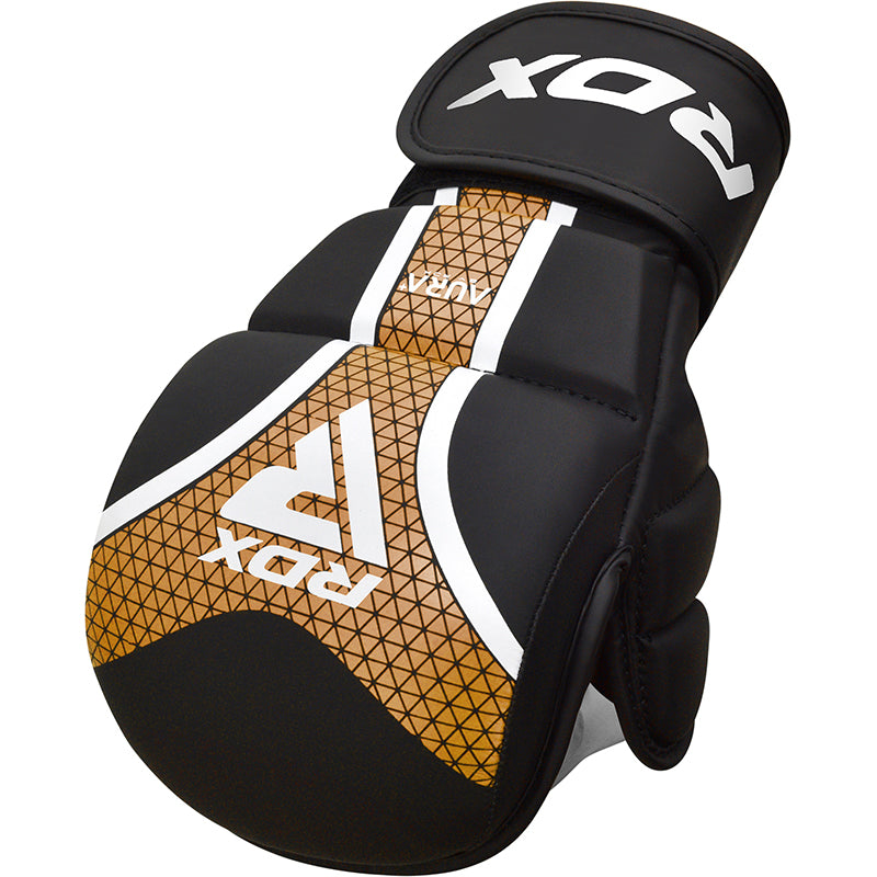 GRAPPLING GLOVES SHOOTER AURA PLUS T-17 BLACK GOLDEN-S