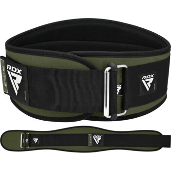 WEIGHT LIFTING BELT EVA CURVE RX3 ARMY GREEN-M