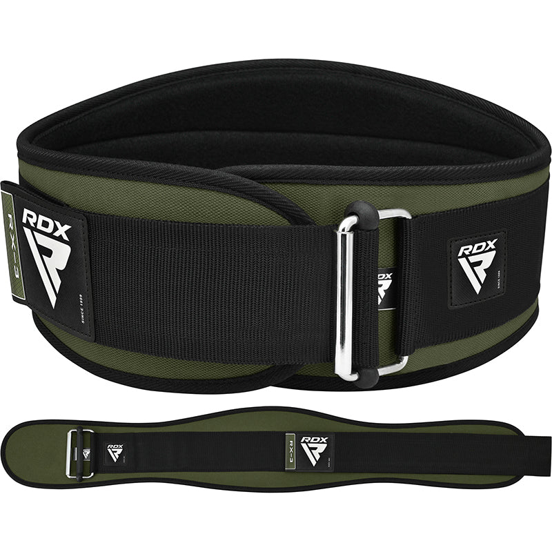 WEIGHT LIFTING BELT EVA CURVE RX3 ARMY GREEN-M