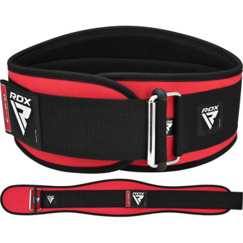 WEIGHT LIFTING BELT EVA CURVE RX3 RED-XL