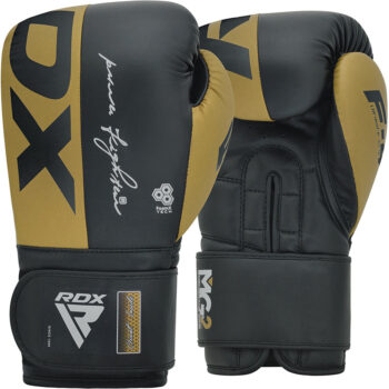 BOXING GLOVES REX F4 GOLDEN/BLACK-16oz
