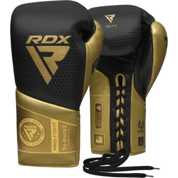 BOXING GLOVES MARK PRO FIGHT TRI KORTA 2 GOLDEN-8OZ