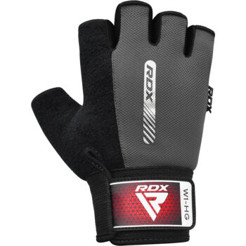 GYM WEIGHT LIFTING GLOVES W1 HALF GRAY-S