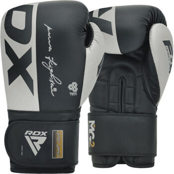 BOXING GLOVES REX F4 GRAY/BLACK-14oz