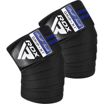 GYM KNEE WRAP R11 BLACK/BLUE