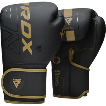 BOXING GLOVES F6 MATTE GOLDEN-6OZ