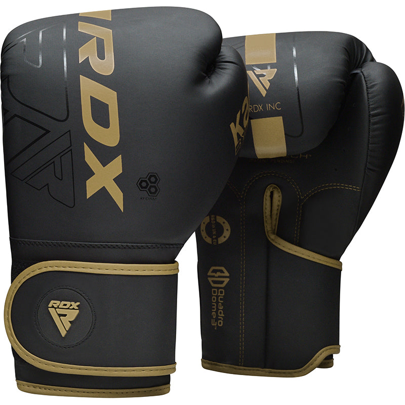 BOXING GLOVES F6 MATTE GOLDEN-6OZ