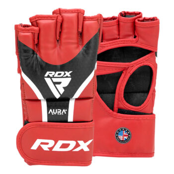 GRAPPLING GLOVES AURA PLUS T-17 RED/BLACK-L