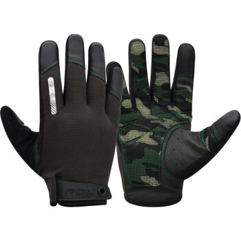 GYM TRAINING GLOVES T2 FULL ARMY GREEN-L