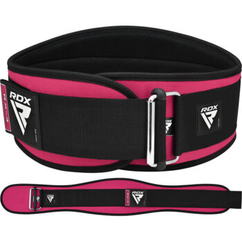 WEIGHT LIFTING BELT EVA CURVE RX3 SHARP PINK-M
